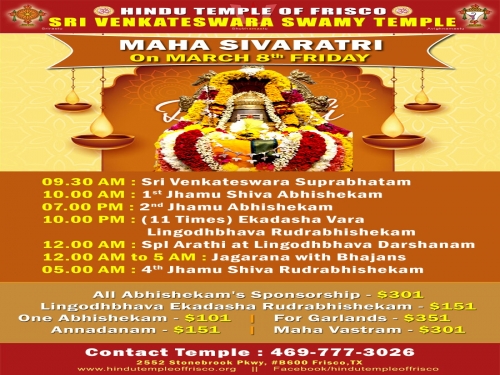 Maha Sivaratri Celebrations